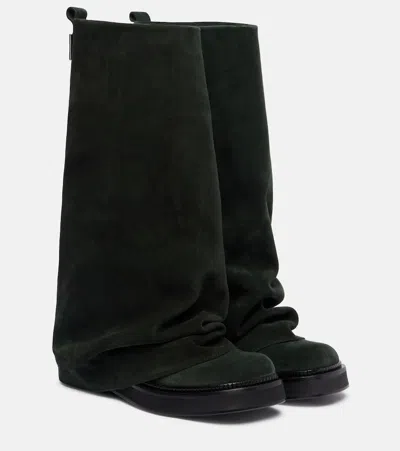 Attico Robin Leather Combat Boots