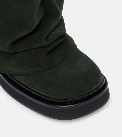 Attico Robin Leather Combat Boots