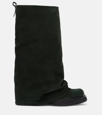 Attico Robin Leather Combat Boots