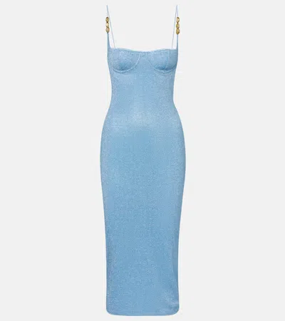 Oseree Oséree Lumière Open-back Midi Dress