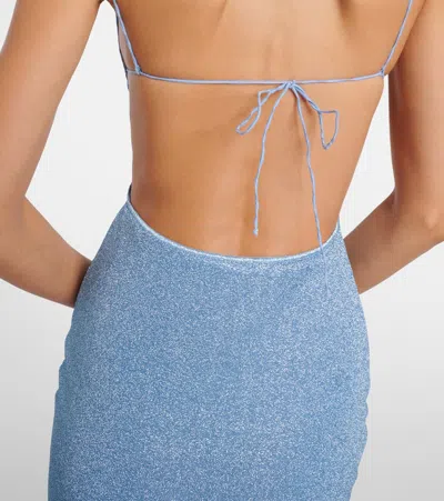 Oseree Oséree Lumière Open-back Midi Dress
