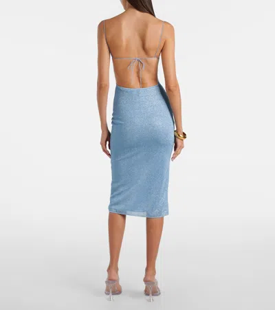 Oseree Oséree Lumière Open-back Midi Dress