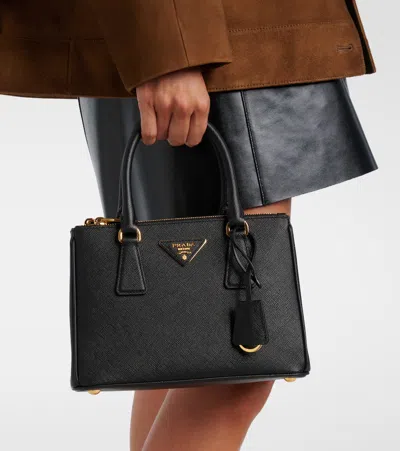 Prada Galleria Saffiano Small Leather Tote Bag