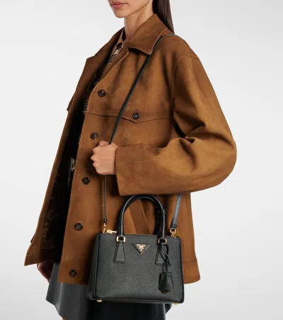 Prada Galleria Saffiano Small Leather Tote Bag