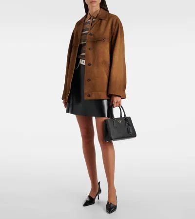 Prada Galleria Saffiano Small Leather Tote Bag