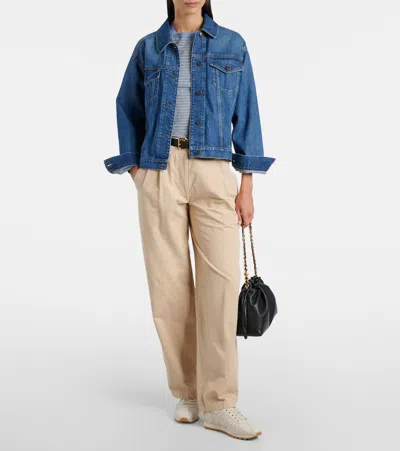 Hogan Embossed-logo Leather Sneakers In Pink