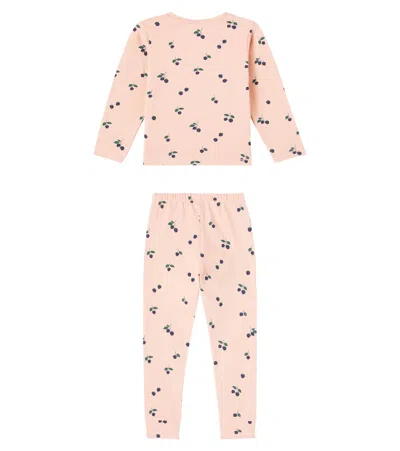 Liewood Wilhelm Printed Cotton-blend Pajamas In Neutral