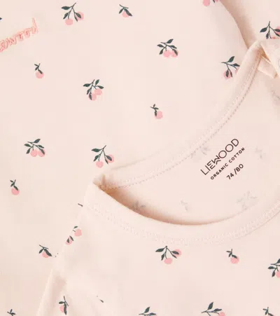 Liewood Baby Set Of 2 Cotton-blend Bodysuits In Pink
