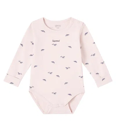 Liewood Baby Set Of 2 Cotton-blend Bodysuits In Pink