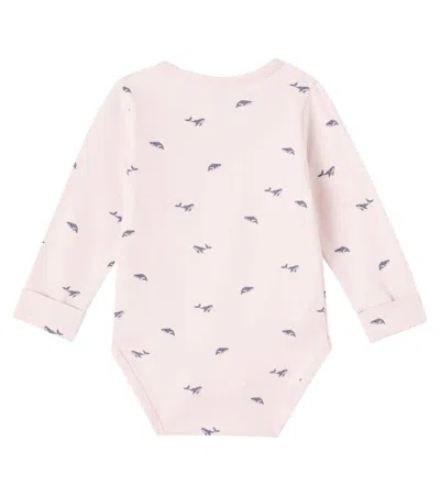 Liewood Baby Set Of 2 Cotton-blend Bodysuits In Pink
