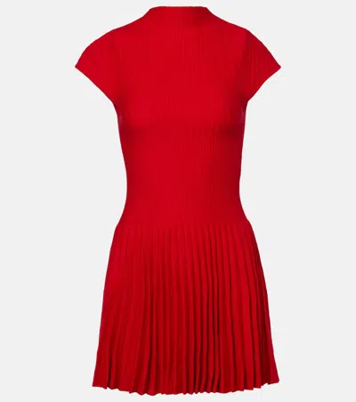 Magda Butrym Ribbed Cotton Minidress