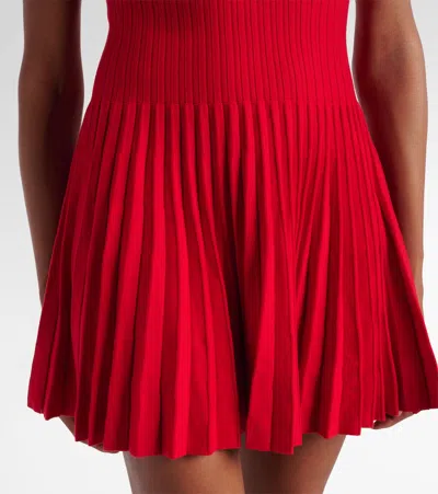 Magda Butrym Ribbed Cotton Minidress
