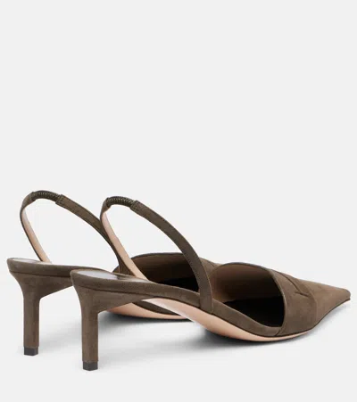Tom Ford Eva 55 Suede Slingback Pumps