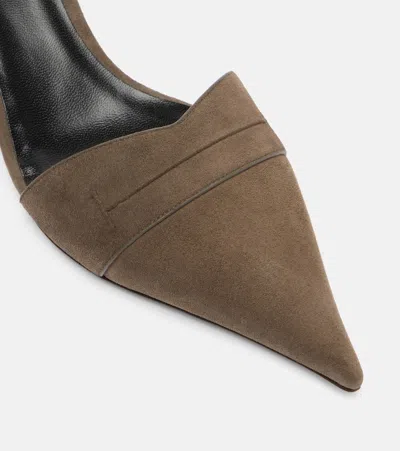 Tom Ford Eva 55 Suede Slingback Pumps