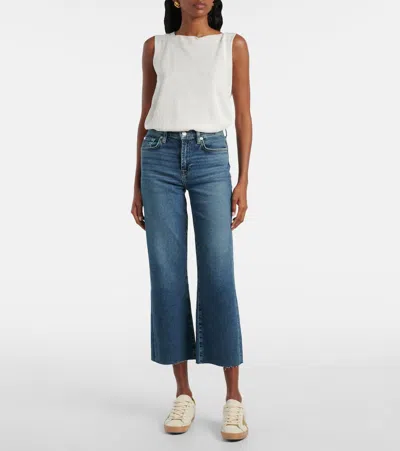 7 For All Mankind Alexa High-rise Cropped Straight Jeans
