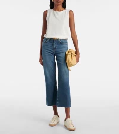 7 For All Mankind Alexa High-rise Cropped Straight Jeans