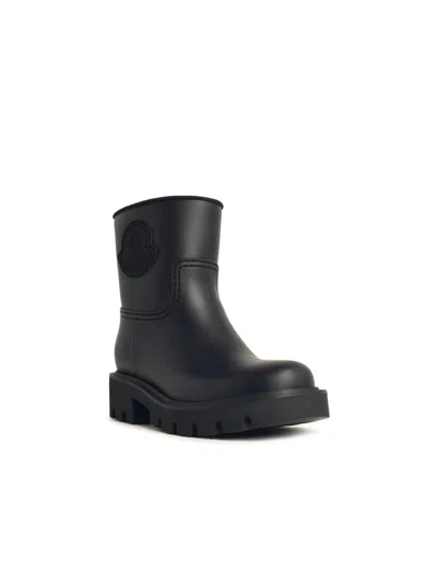 Moncler Kickstream Rubber Wellington Ankle Boots