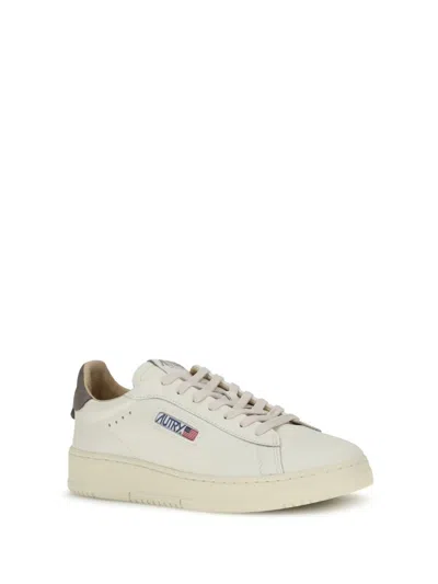 Autry Dallas Leather Sneakers In White