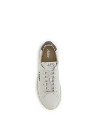 Autry Dallas Leather Sneakers In White
