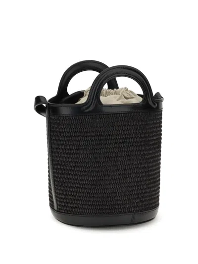 Marni Tropicalia Bucket Bag In Black