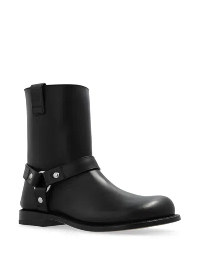 Loewe Isabel Marant Edrika Suede Ankle Boots In Black