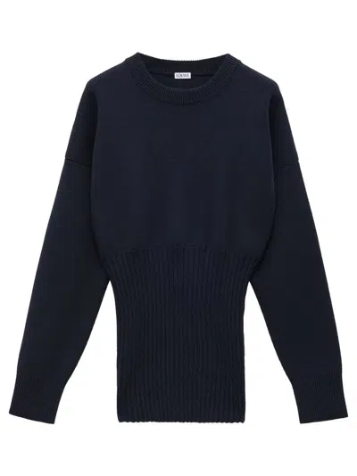 Loewe Long Ribbed Wool Sweater