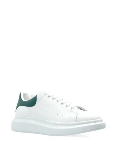 Alexander Mcqueen Suede Upper Sneakers With Oversized Rubber Sole In White