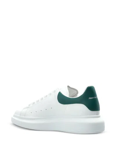 Alexander Mcqueen Suede Upper Sneakers With Oversized Rubber Sole In White