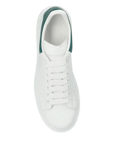 Alexander Mcqueen Suede Upper Sneakers With Oversized Rubber Sole In White