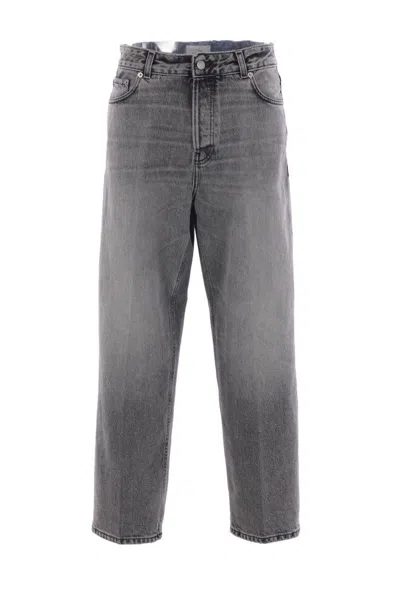 Haikure Grey Flanel Jeans Belt Loops In Gray