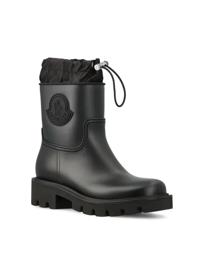 Moncler Boots In Black