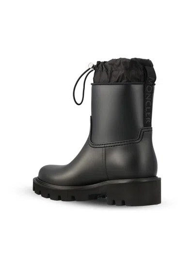 Moncler Boots In Black