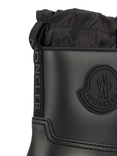 Moncler Boots In Black