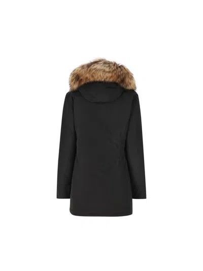 Woolrich Parka Arctic Con Pelliccia Removibile Nero In Blue