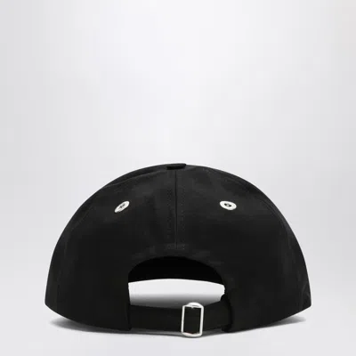 Ami Alexandre Mattiussi Ami Paris Black Baseball Cap With Logo