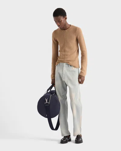 Prada Corduroy Jeans In Blue