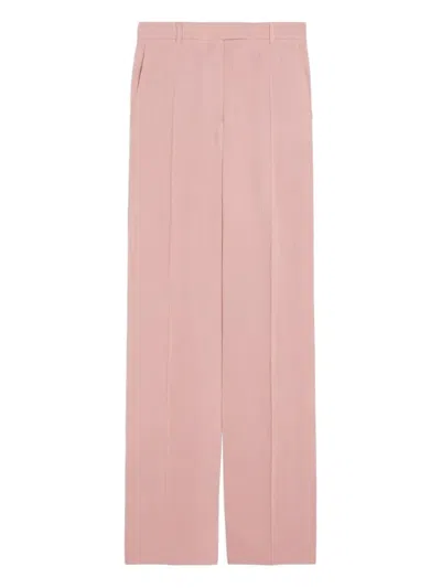 Max Mara Studio Cordova Long Trouser Pink In Pink