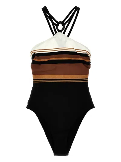 Max Mara Jacquard One-piece Swimsuit