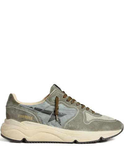 Golden Goose Running Sole Sneakers In Gray