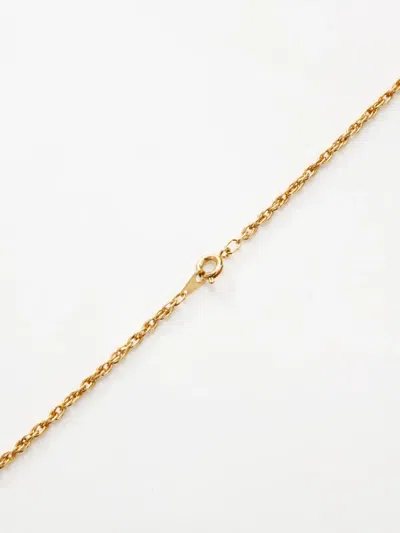 Pre-owned Saint Laurent Logo-pendant Necklace
