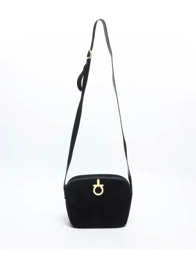 Pre-owned Ferragamo 1990-2010 Suede Shoulder Bag