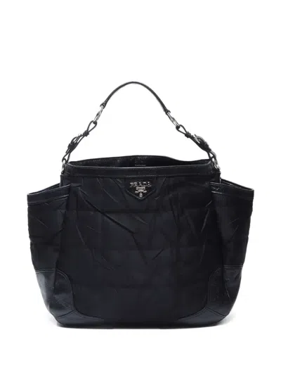Pre-owned Prada 2000-2020s Quilted Panelled Shoulder Bag