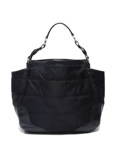 Pre-owned Prada 2000-2020s Quilted Panelled Shoulder Bag