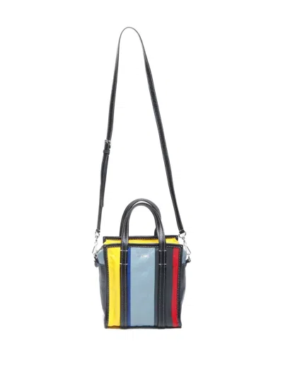 Pre-owned Balenciaga 2000s Small Bazaar Stripes Tote Bag