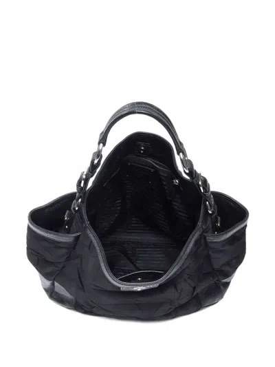 Pre-owned Prada 2000-2020s Quilted Panelled Shoulder Bag