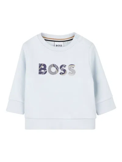 Bosswear Logo-embroidered Sweatshirt In Blue