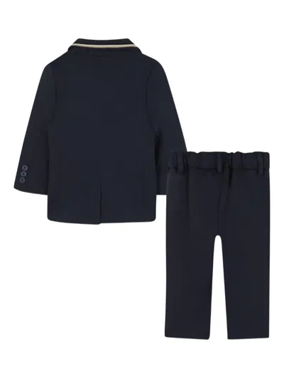 Bosswear Buttoned Suit Set In Black