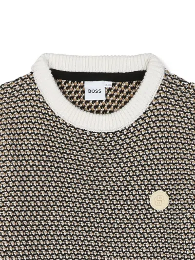 Bosswear Textured-knit Sweater In Gray