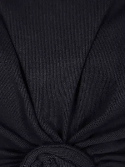 Magda Butrym Camiseta - Negro