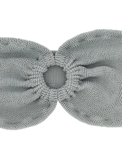 Mc2 Saint Barth Yulia Bikini Top In Gray